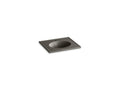 KOHLER K-2791-1-G86 Ceramic/Impressions 25" oval vanity-top bathroom sink with single faucet hole
