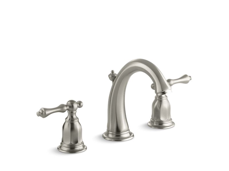 KOHLER K-13491-4-BN Vibrant Brushed Nickel Kelston Widespread bathroom sink faucet