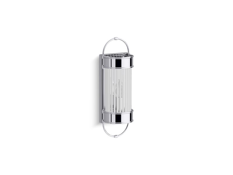 KOHLER K-27751-SC01-CPL Polished Chrome Terret 15" one-light bath bar