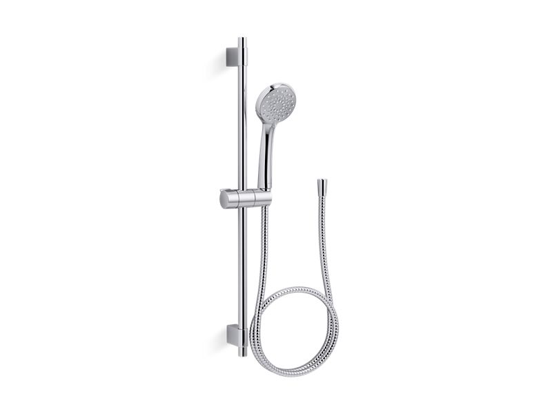 KOHLER Awaken B90 K-98362-CP Polished Chrome B90 24" three-function handshower kit, 2.0 gpm