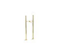 KOHLER Antique K-127-PB Vibrant Polished Brass Riser tubes and cross connection, 26" long