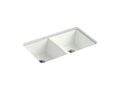 KOHLER K-5873-5U-NY Deerfield 33" x 22" x 9-5/8" Undermount double-equal kitchen sink