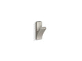 KOHLER K-R26125-BN Uniform Robe hook In Vibrant Brushed Nickel