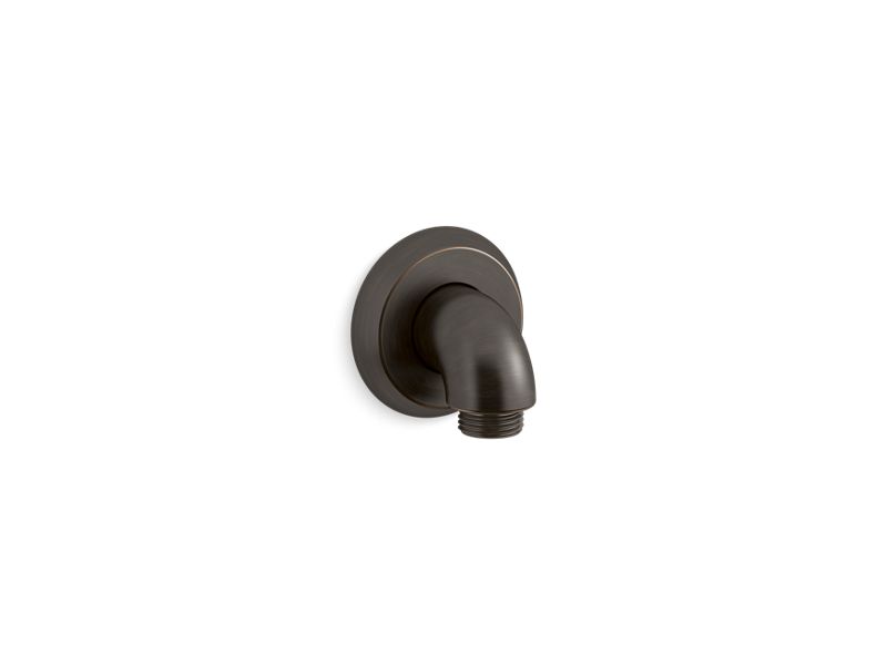 KOHLER K-22174-2BZ Forte Wall-Mount Supply Elbow With Check Valve In Oil-Rubbed Bronze