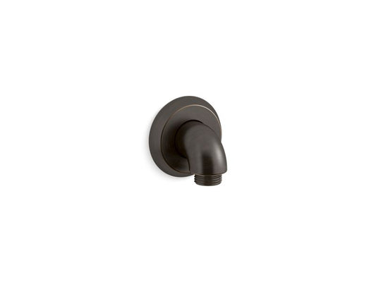 KOHLER K-22174-2BZ Oil-Rubbed Bronze Forte Wall-mount supply elbow with check valve