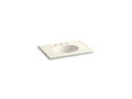 KOHLER Ceramic/Impressions K-2796-8-G83 Biscuit Impressions 31" Vitreous china vanity top with integrated oval sink