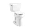 KOHLER K-76412-0 Highline Classic Comfort Height The Complete Solution two-piece elongated 1.0 gpf chair height toilet with seat