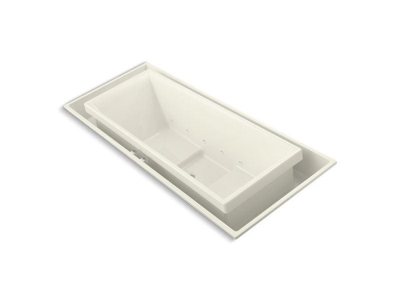 KOHLER K-1166-RE-96 sok 104" x 41" drop-in Effervescence bath with center drain