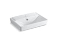 KOHLER K-5027-1-0 Reve 23" pedestal bathroom sink basin with single faucet hole