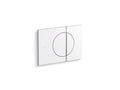 KOHLER K-75891-GW2 Note Flush actuator plate for 2"x 4" in-wall tank and carrier system