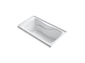 KOHLER K-1219-R-0 Hourglass 32 60" x 32" alcove bath with integral flange and right-hand drain