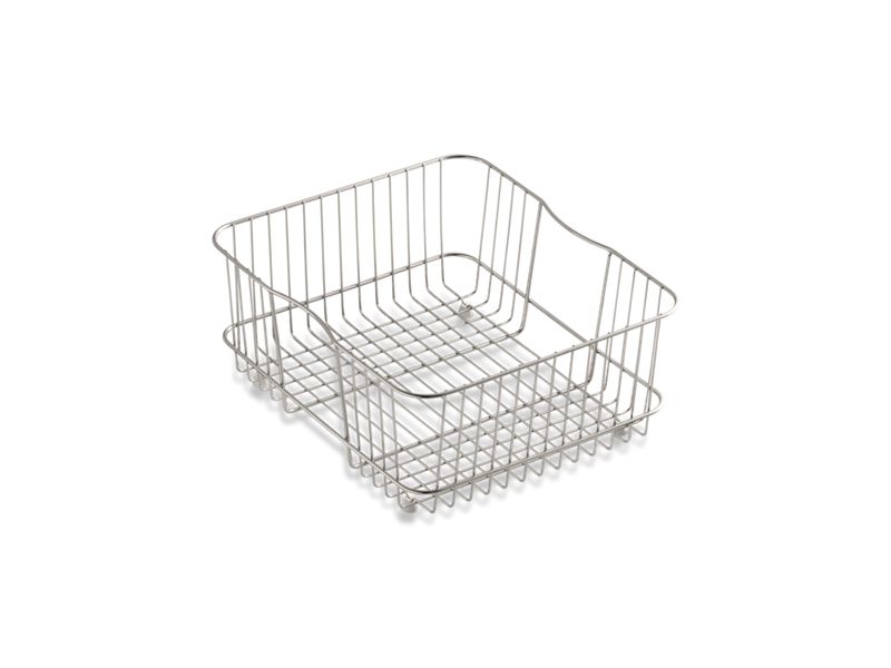 KOHLER K-3277-ST Iron/Tones Undertone Coated Sink Basket For Undertone And Iron/Tones Kitchen Sinks In Stainless Steel