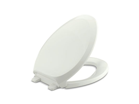 KOHLER K-4713-NY French Curve Quiet-Close elongated toilet seat