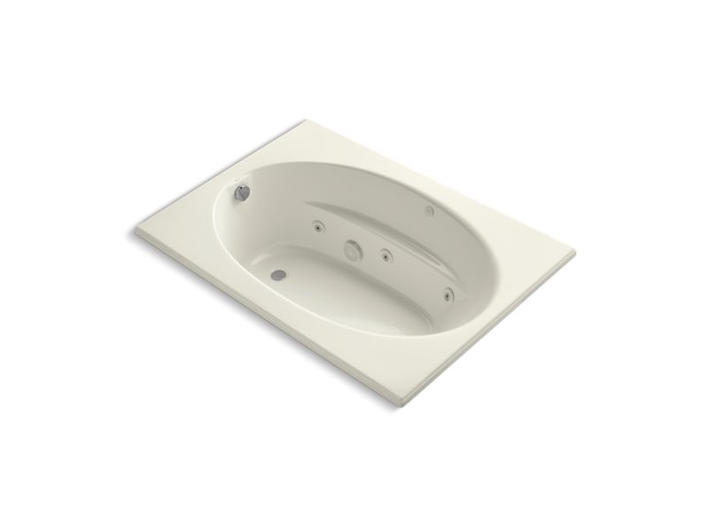 KOHLER K-1112-96 Windward 60" x 42" drop-in rim style whirlpool bath