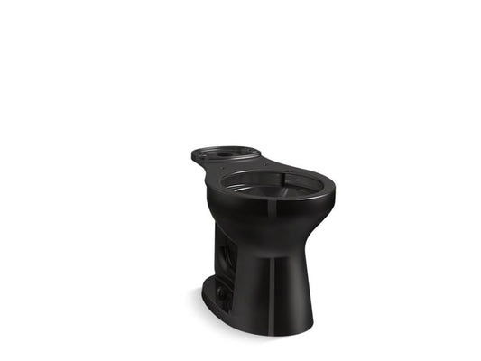 KOHLER K-31589-7 Black Black Cimarron Round-front chair-height toilet bowl