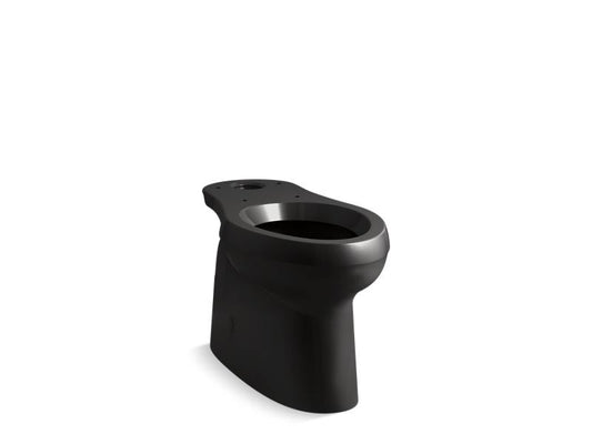 KOHLER K-5309-7 Black Black Cimarron Elongated chair height toilet bowl