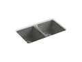 KOHLER K-5873-5U-58 Deerfield 33" x 22" x 9-5/8" Undermount double-equal kitchen sink