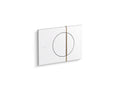 KOHLER K-75891-GW3 Note Flush actuator plate for 2"x 4" in-wall tank and carrier system