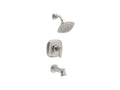 KOHLER K-R26586-4G-BN Numista Rite-Temp Pressure-balancing bath and shower faucet set In Vibrant Brushed Nickel