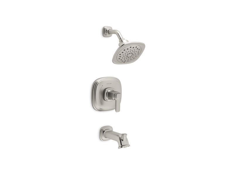 KOHLER K-R26586-4G-BN Numista Rite-Temp Pressure-balancing bath and shower faucet set In Vibrant Brushed Nickel