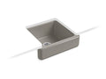 KOHLER K-5664-K4 Whitehaven 23-1/2" x 21-9/16" x 9-5/8" Undermount single-bowl farmhouse sink