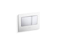 KOHLER K-8857-GW1 Bevel Flush actuator plate for 2"x4" in-wall tank and carrier system