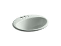KOHLER K-2905-4-FF Farmington Drop-in bathroom sink with 4" centerset faucet holes