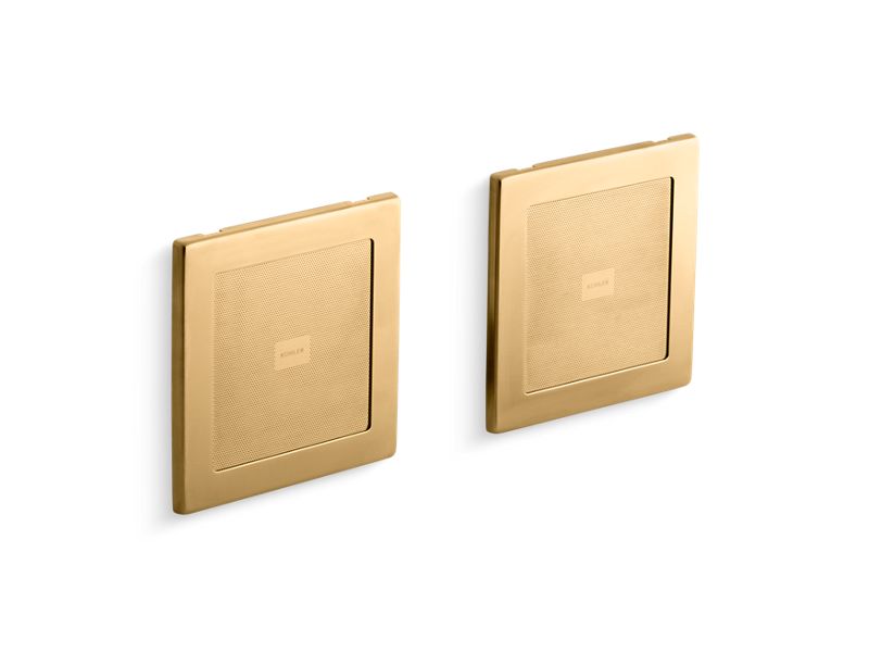 KOHLER K-8033-2MB Soundtile Speakers (Pair Of Speakers) In Vibrant Brushed Moderne Brass
