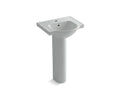 KOHLER Veer K-5265-1-95 Ice Grey 21" rectangular pedestal bathroom sink