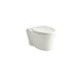 KOHLER K-6299-NY Veil Wall-hung compact elongated dual-flush toilet with Quiet-Close seat