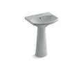 KOHLER K-2362-4-95 Cimarron Pedestal bathroom sink with 4" centerset faucet holes