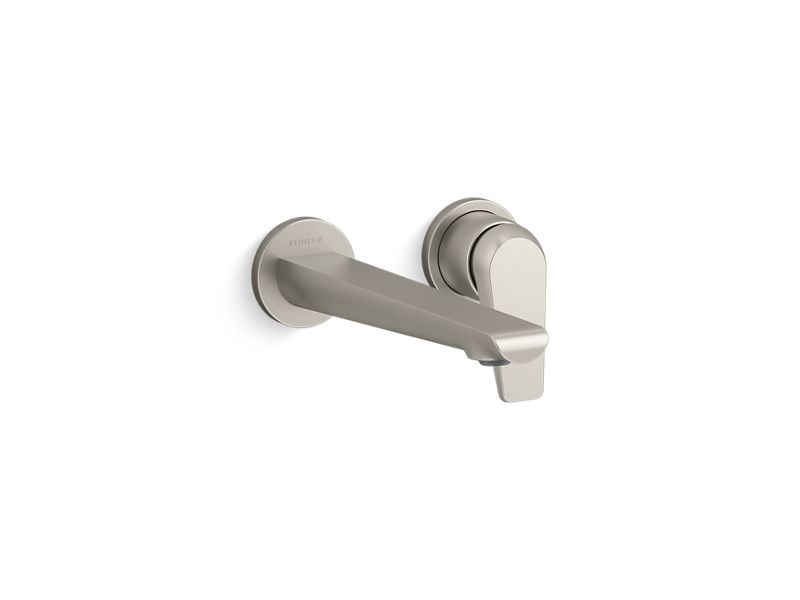 KOHLER K-97358-4-BN Vibrant Brushed Nickel Avid Single-handle wall-mount bathroom sink faucet
