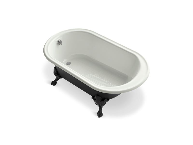 KOHLER K-710-P5-NY Iron Works Historic 66" x 36" freestanding oval bath
