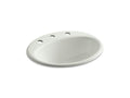 KOHLER K-2905-8-NY Farmington Drop-in bathroom sink with 8" widespread faucet holes
