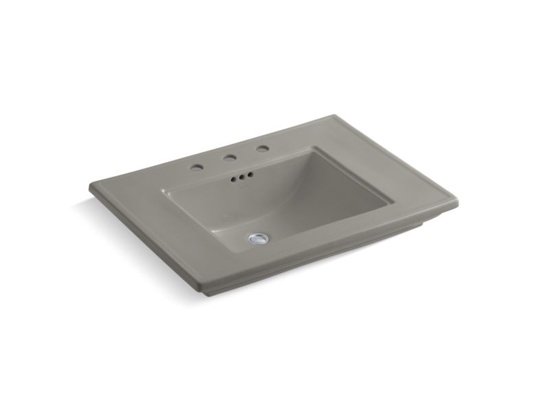 KOHLER K-2269-8-K4 Memoirs Stately pedestal/console table bathroom sink basin with 8" widespread faucet holes