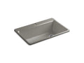 KOHLER K-5871-1A2-K4 Riverby 33" x 22" x 9-5/8" top-mount single-bowl workstation kitchen sink with accessories