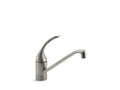 KOHLER K-15175-FL-BN Vibrant Brushed Nickel Coralais Single-hole kitchen sink faucet with 10" spout and loop handle