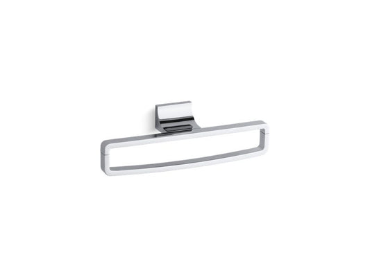 KOHLER K-11587-CP Polished Chrome Loure Towel ring