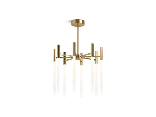 KOHLER K-23459-CHLED-BGL Components Eight-light LED chandelier