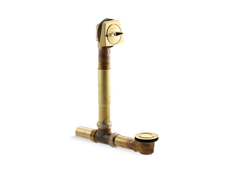 KOHLER Clearflo K-7160-AF-PB Vibrant Polished Brass 1-1/2" adjustable pop-up drain