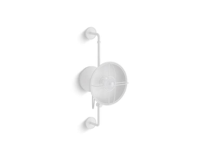 KOHLER K-23667-SC01-WHL Modern Farm One-Light Sliding Sconce In Matte White