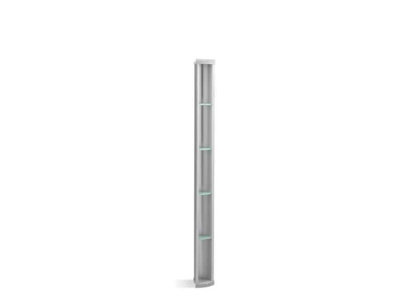 KOHLER K-1840-SS Pilaster Shower Locker 6-3/16" x 61" shower storage
