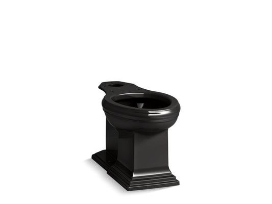 KOHLER K-5626-7 Black Black Memoirs Elongated chair height toilet bowl