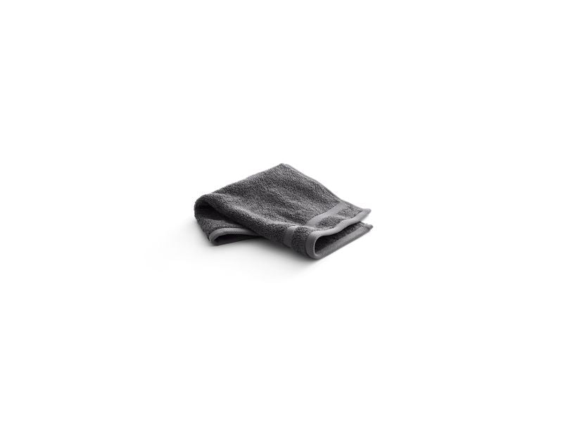 KOHLER K-31509-TE-58 Turkish Bath Linens washcloth with Terry weave, 13" x 13"