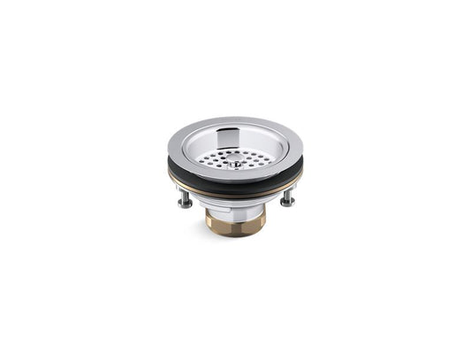 KOHLER K-R8799-C-CP Polished Chrome Duostrainer Sink drain and strainer,less tailpiece