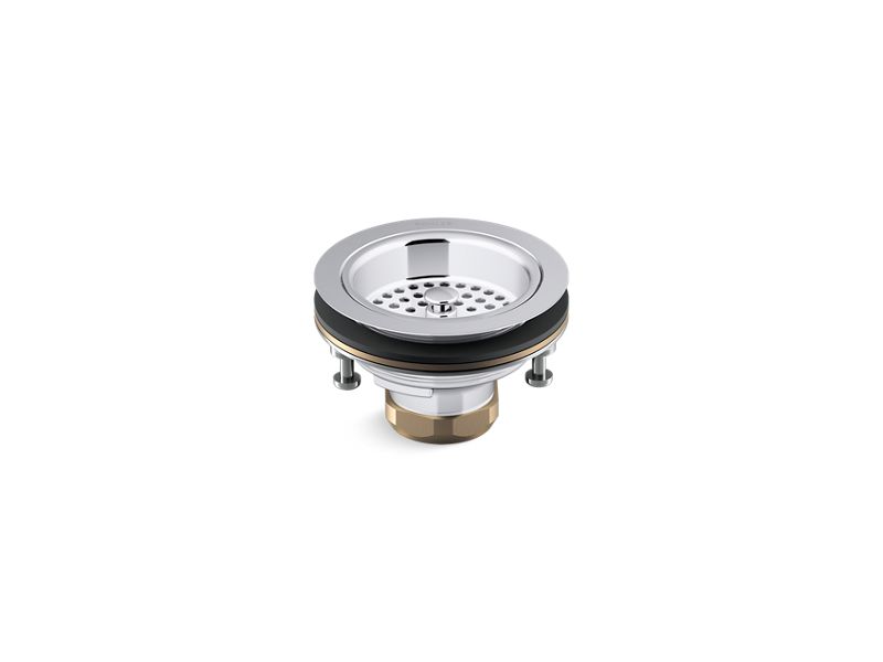 KOHLER K-R8799-C-CP Duostrainer Sink drain and strainer,less tailpiece In Polished Chrome