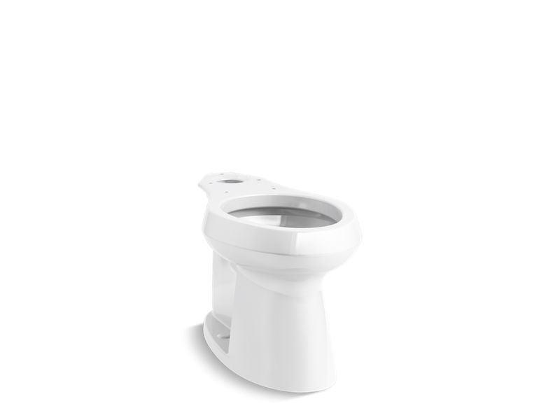 KOHLER K-80020-0 White Highline Elongated chair height toilet bowl