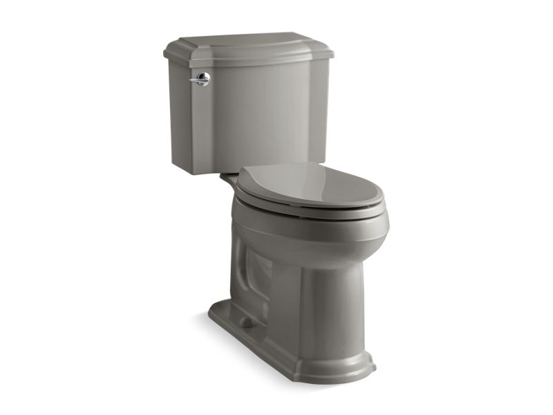 KOHLER K-3837-K4 Cashmere Devonshire Two-piece elongated toilet, 1.28 gpf