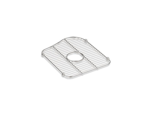 KOHLER K-5117-ST Stainless Steel Staccato Stainless steel large sink rack, 13-1/4" x 15-7/8", for right-hand bowl