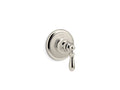 KOHLER K-T72770-9M-SN Vibrant Polished Nickel Artifacts MasterShower transfer valve trim with swing lever handle
